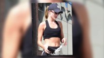 Rosie Huntington-Whiteley Flaunts Her Toned Abs After Another Workout