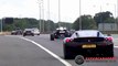 Supercars BLASTING onto Motorway- EPIC SOUNDS! and Beautiful cars to!