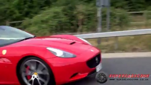 Enchaînement de voitures de folie - Porsches, Ferrari, Lamborghini...