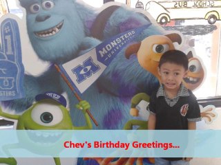 Chev's birthday greetings