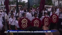 Les Birmans commémorent le soulèvement de 1988