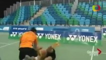 Final del torneo de badminton en Canadá terminó con una pelea entre excompañeros