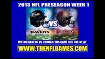 Watch Buccaneers vs Ravens Live Stream August 8, 2013