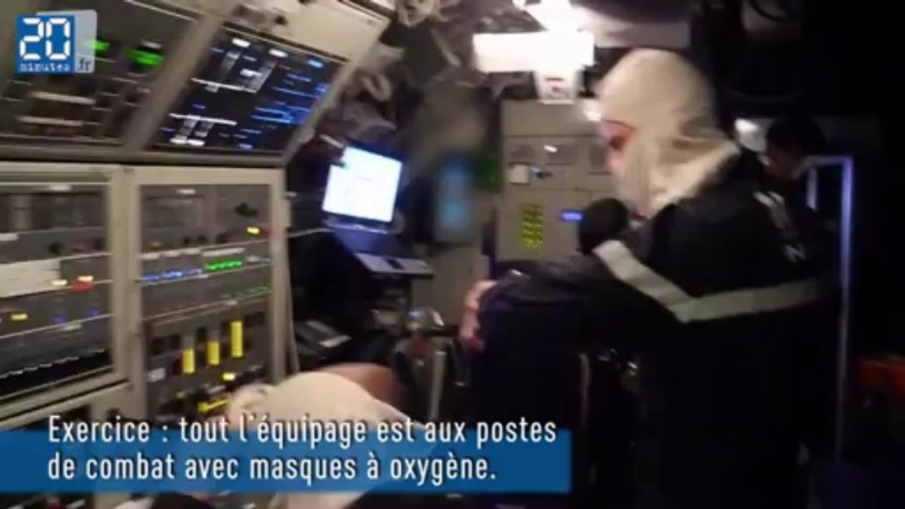 En opération à bord du sous-marin nucléaire le «Saphir»