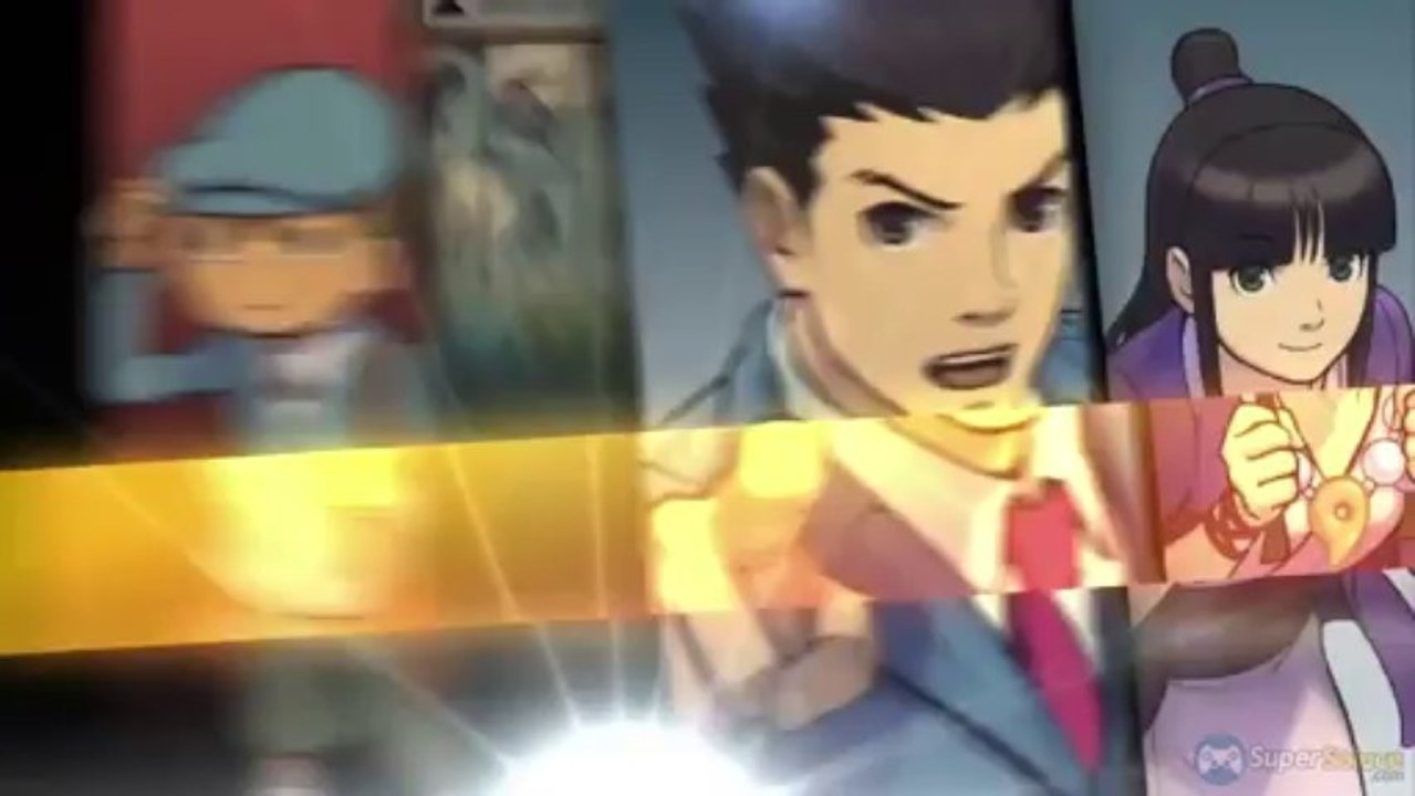 Professeur Layton Vs. Ace Attorney - Trailer d'Annonce Europe