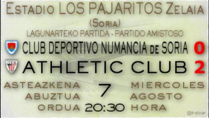 Amistoso: CD Numancia 0 - Athletic 2 (7/08/13)