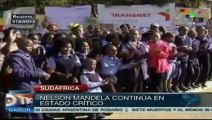 Nelson Mandela continúa en estado crítico