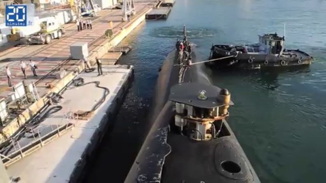 Retour à Toulon du sous-marin nucléaire d'attaque le «Saphir»
