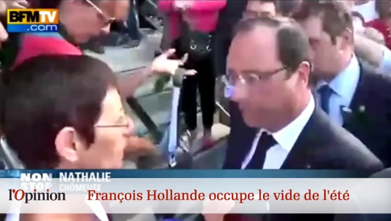 Le 18H : François Hollande occupe le vide de l'été