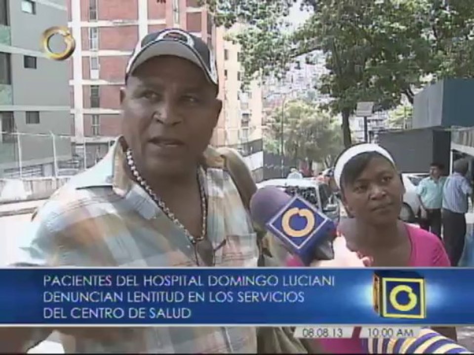 Pacientes del hospital Domingo Luciani denuncia falta de insumos y equipos para realizar exámenes
