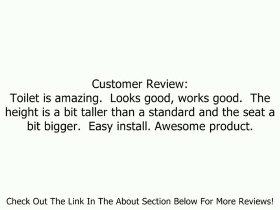 American Standard 2847.128.020 Town Square FloWise  RH Elongated One Piece Toilet, White Review