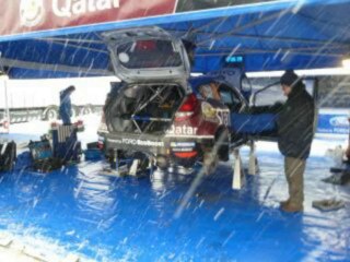 Rallye Monte Carlo 2013  -Valence - Parc Fermé