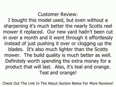 Gardena 4020 12-Inch Silent Push Reel Lawn Mower 300 Review