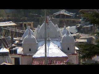 Gangotri temple : Birds eye view