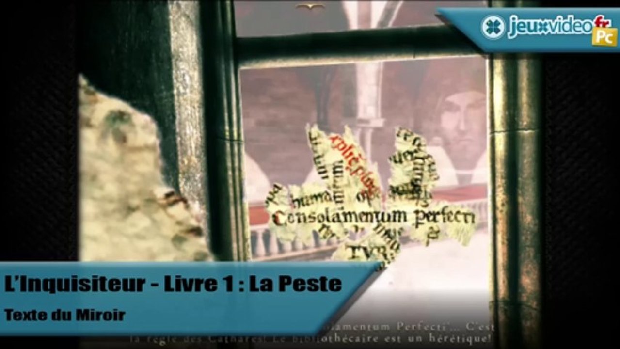 L'Inquisiteur - Livre 1 : La Peste - Solution - Enigme du miroir
