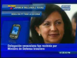 Ministra de la Defensa se reunió con autoridades de Brasil para reforzar seguridad fronteriza