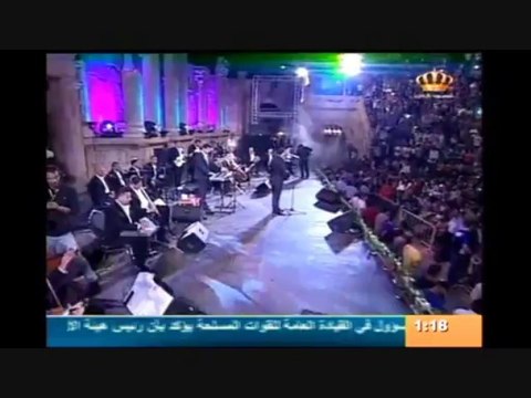 كاظم الساهر-حافية القدمين-مهرجان جرش 2013