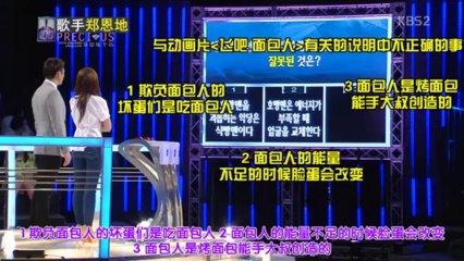 【Precious郑恩地个站】0806KBS 1vs100郑恩地CUT中字