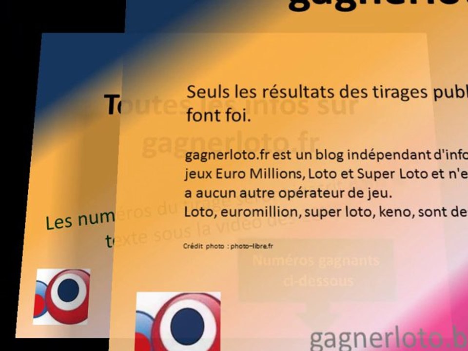 Loto Tirage Samedi 17 août  Résultat et numéros gagnants