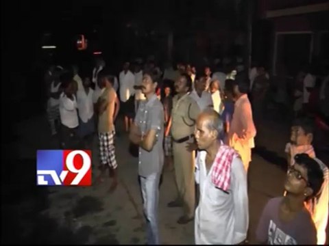 Fire accident in photo frame work godown in East Godavari