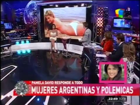 Pamela David en un ping pong Intratable