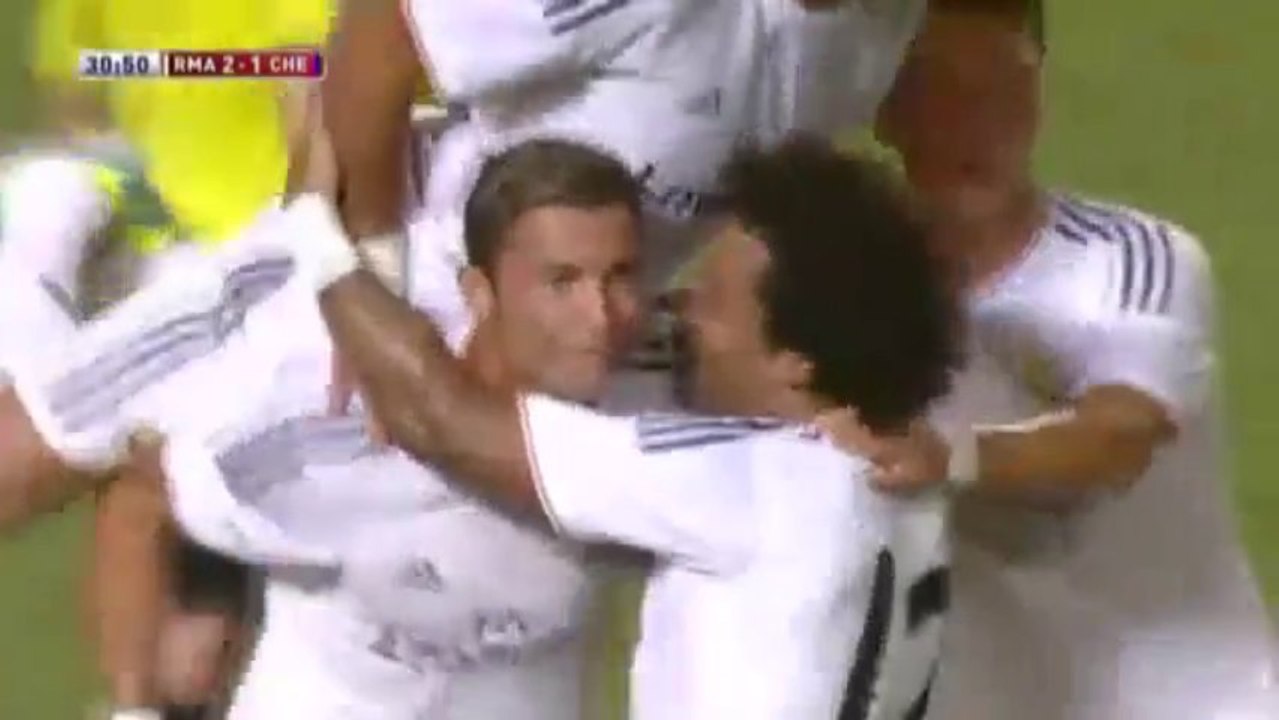 Goal Cristiano Ronaldo free-kick Real Madrid Chelsea
