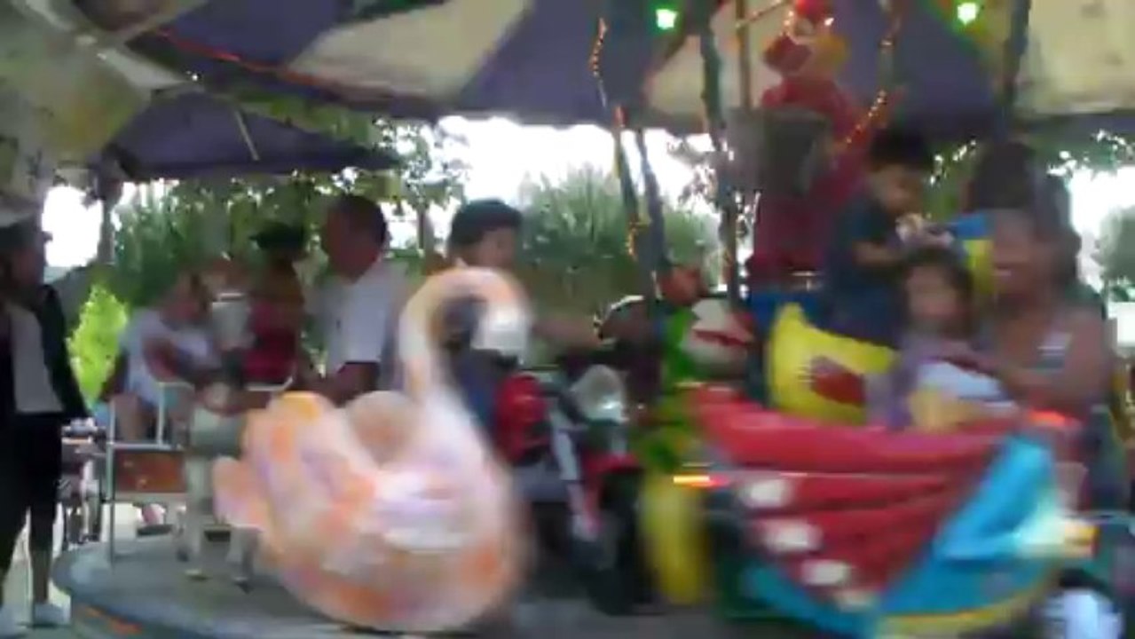 1er tour de manège...