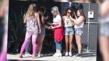 Jade Thirlwall Flaunts Her Stomach as Little Mix Greet Their Fans