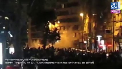 Reporter mobile - Manifestation à Istanbul