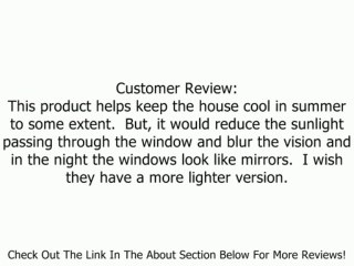 Gila EGWD548 Heat Control Residential Window Film, Light, 48-Inch by 100-Feet Review