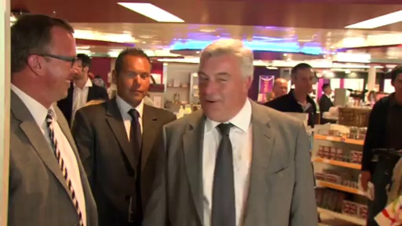 Le ministre des transports Frédéric CUVILLIER en visite à My Ferry Link