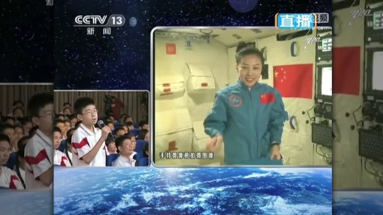 Un cours de sciences en direct de l’espace