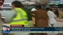 Ataque suicida en Pakistán deja al menos 38 personas muertas