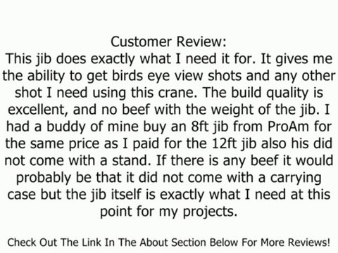 12 ft. Camera Crane Jib with Stand Review