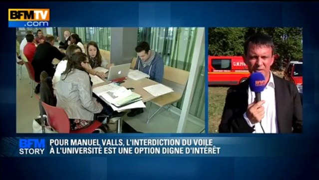 Valls sur l'interdiction du voile à l'université: la laïcité doit s'appliquer 09/08