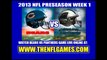 Watch Chicago Bears vs Carolina Panthers Live Streaming 2013 NFL Preseason Game Online