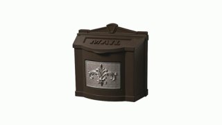 Gaines Fleur De Lis WallMount Mailbox Black/Antique Bronze Review