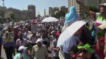 Partidários de Mursi protestam novamente
