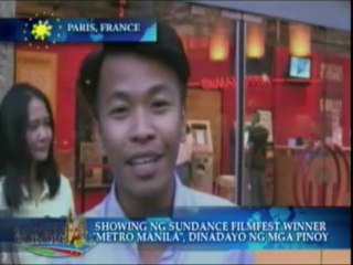 VANESA MONOT TFCKAT GRAND WINNER IN EUROPE/ METRO MANILA FILM SA PARIS