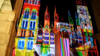Cathedrale Rouen sons et lumière 2013