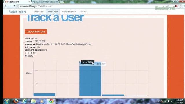 Graph Karma and Track Reddit Posts - Tekzilla Daily Tip