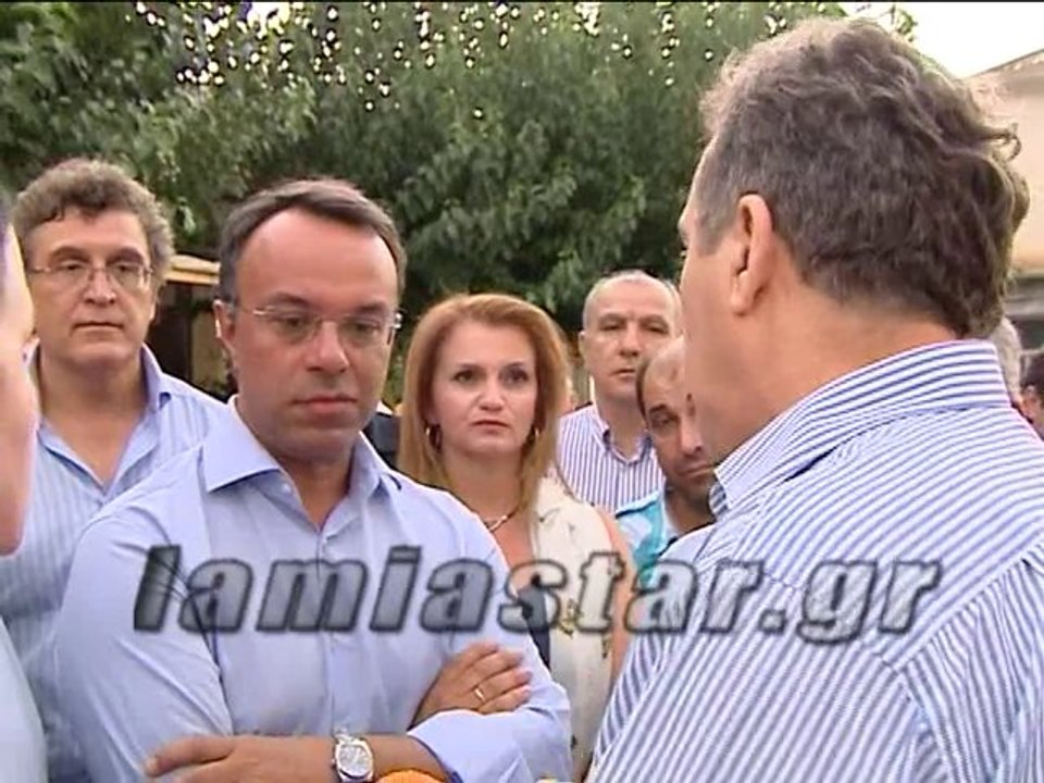Ο Χρήστος Σταϊκούρας στο Ρεγγίνι