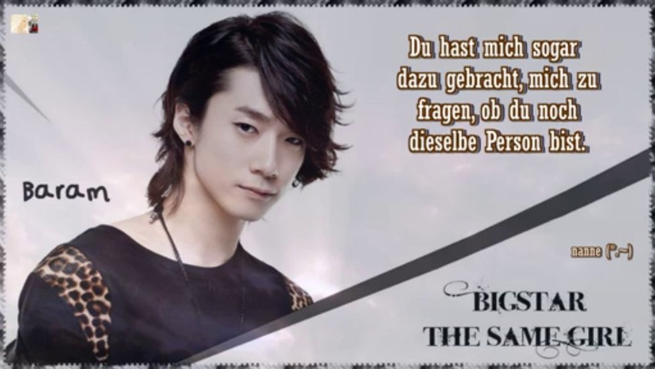 Bigstar - The Same Girl k-pop [german sub]