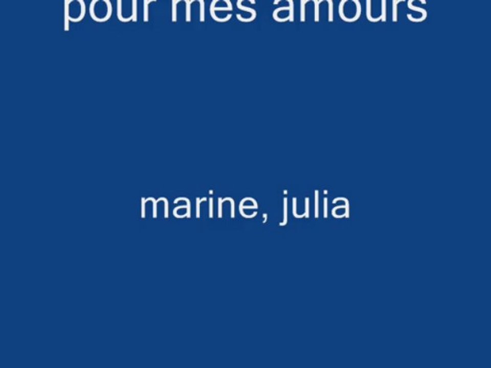 Pour vous mes loulous ♥