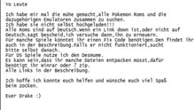 Alle Pokemon Roms,alle auf Deutsch und Emulatoren -
