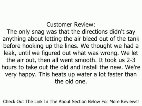 Rheem 22V40SF Natural Gas Short Water Heater, 40 Gallon Review