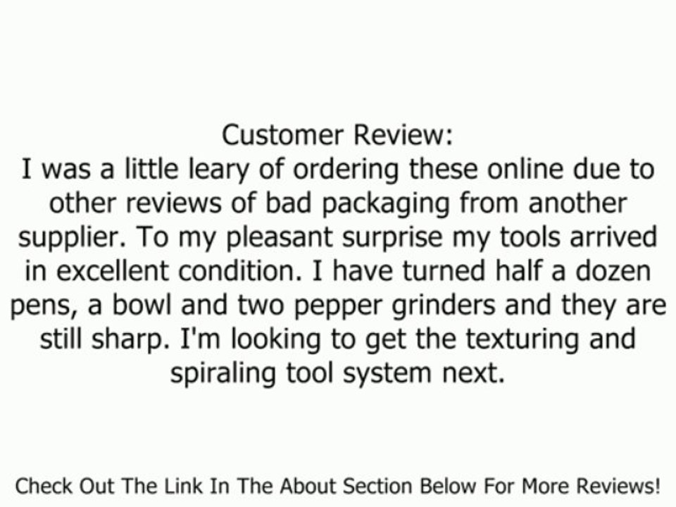 Turning Tool Set, 8 pc. Review
