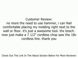 Bosch Bare-Tool FNH180-16B 18-Volt Lithium-Ion 16-Gauge Finish Nailer Review