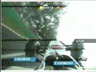 crash   Villeneuve Australie 2001