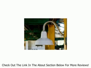 Goodrich Dino 12" Porcelain Barn Light in Vintage Green with 15" Gooseneck Review